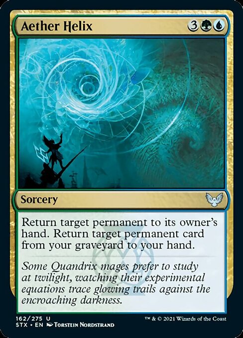 Aether Helix (Strixhaven) Medium Play Foil