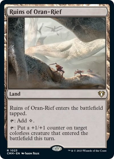 Ruins of Oran-Rief (Commander Masters) Light Play