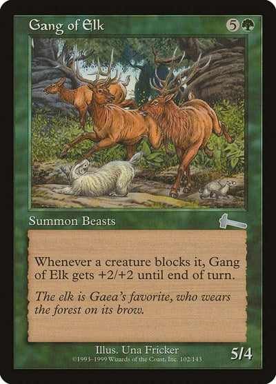 Gang of Elk (Urza's Legacy) Near Mint Foil