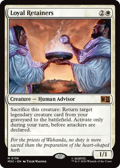 Loyal Retainers (Commander: Marvel Super Heroes) Medium Play