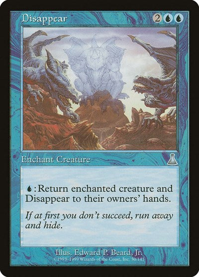 Disappear (Urza's Destiny) Light Play