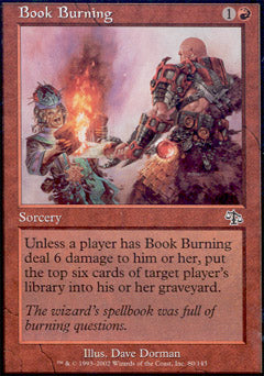 Book Burning (Judgment) Near Mint