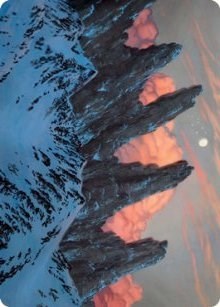 Mountain (59/81) Art Card (Art Series: Adventures in the Forgotten Realms) Near Mint
