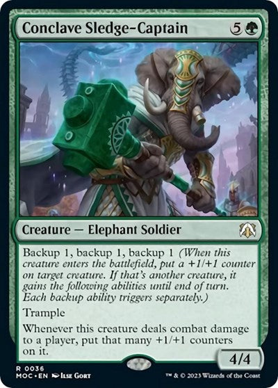 Conclave Sledge-Captain (Commander: March of the Machine) Near Mint