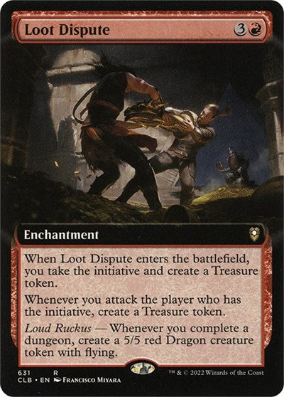 Loot Dispute (Extended Art) (Commander Legends: Battle for Baldur's Gate) Near Mint