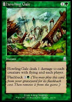 Howling Gale (Odyssey) Light Play Foil