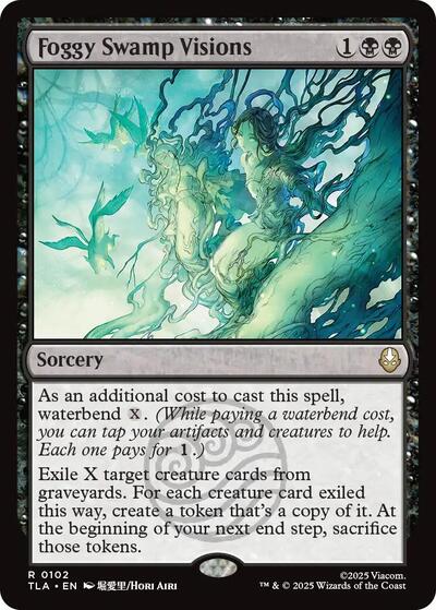 Foggy Swamp Visions (Avatar: The Last Airbender) Light Play Foil