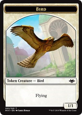 Bird Token (003) (Modern Horizons) Light Play Foil