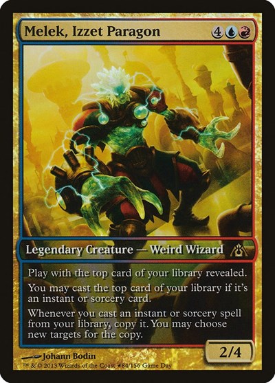 Melek, Izzet Paragon (Promos: Game Day and Store Championship) Medium Play Foil
