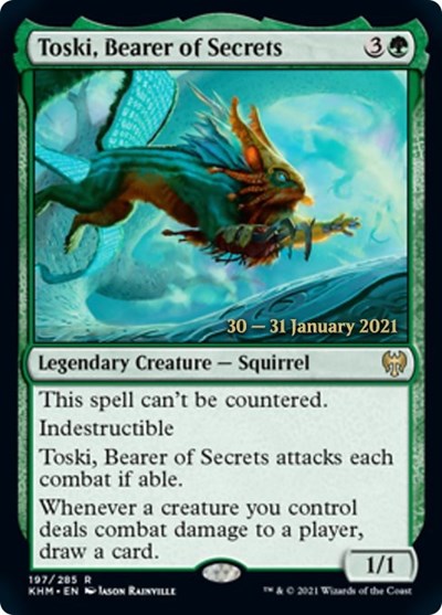 Toski, Bearer of Secrets (Promos: Prerelease Cards) Near Mint Foil