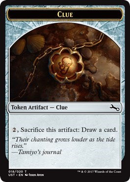 Clue Token (Unstable) Light Play Foil