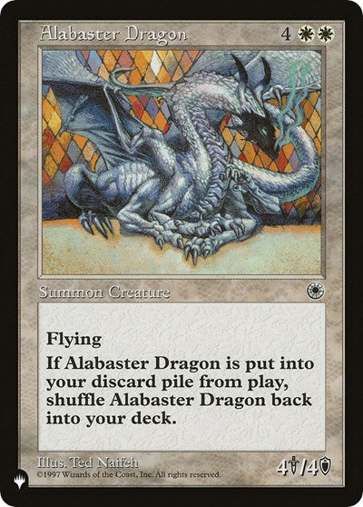 Alabaster Dragon (The List) Light Play
