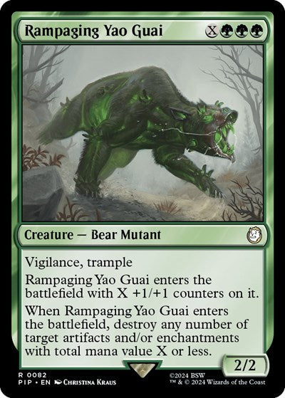 Rampaging Yao Guai (Universes Beyond: Fallout) Medium Play