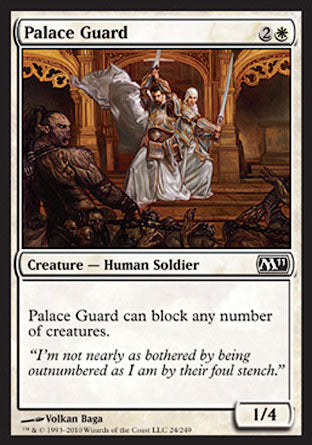 Palace Guard (Magic 2011 Core Set) Light Play
