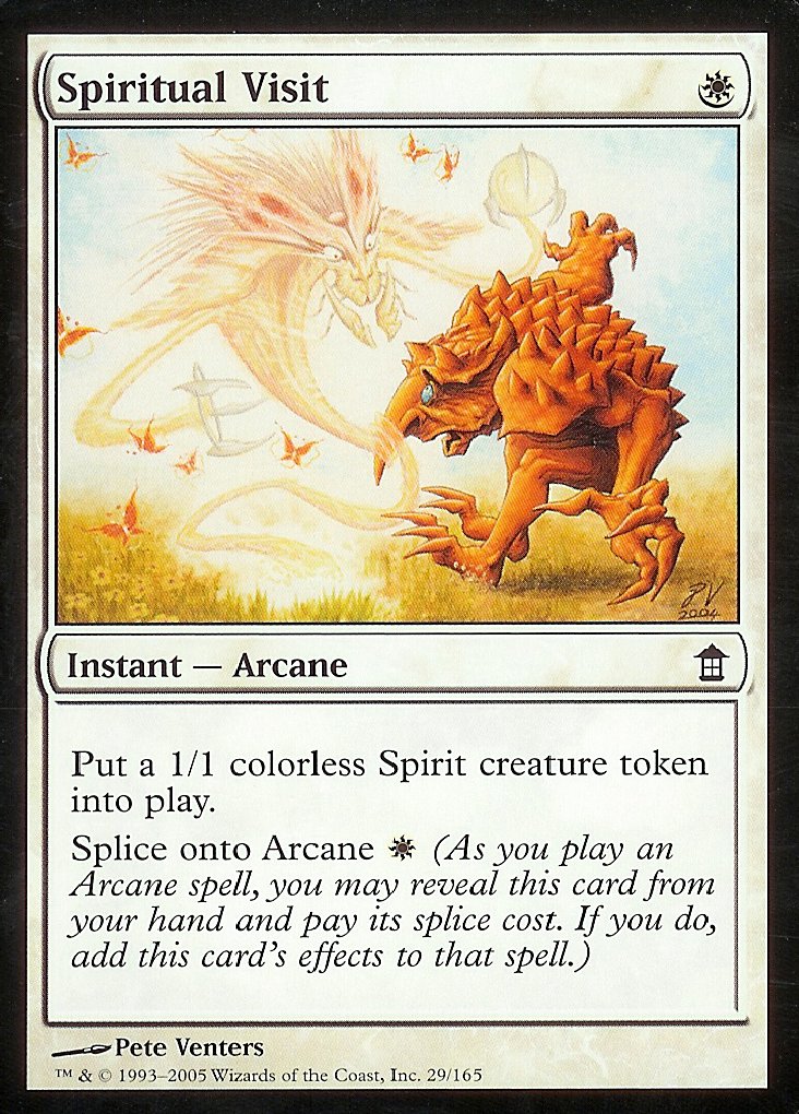 Spiritual Visit (Saviors of Kamigawa) Near Mint Foil