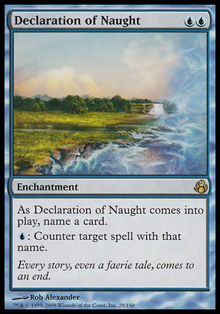 Declaration of Naught (Morningtide) Near Mint