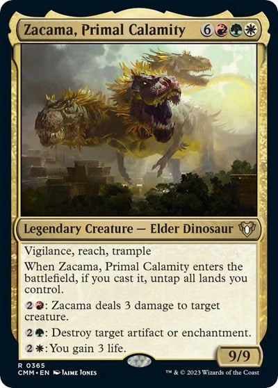 Zacama, Primal Calamity (Commander Masters) Near Mint Foil