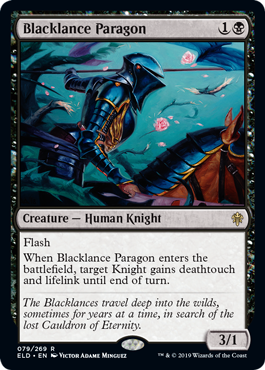 Blacklance Paragon (Throne of Eldraine) Damaged / Poor