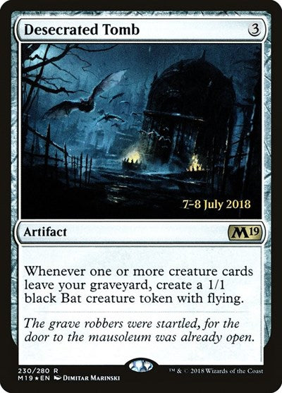 Desecrated Tomb (Promos: Prerelease Cards) Light Play Foil