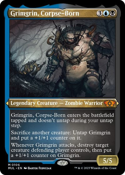 Grimgrin, Corpse-Born (Foil Etched) (March of the Machine: Multiverse Legends) Near Mint Foil