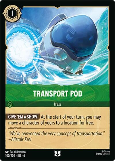 Transport Pod (Azurite Sea) Near Mint