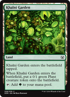 Khalni Garden (Duel Decks: Nissa vs Ob Nixilis) Light Play