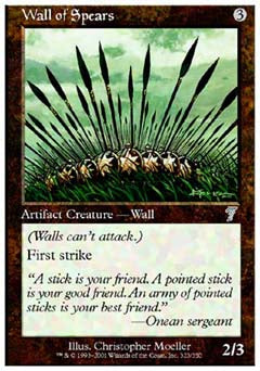 Wall of Spears (7th Edition) Medium Play