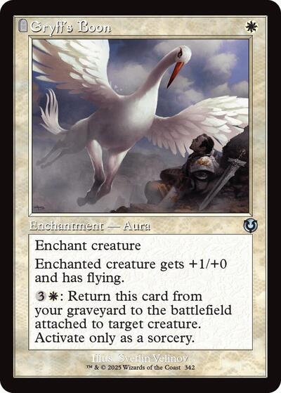 Gryff's Boon (Retro Frame) (Innistrad Remastered) Near Mint