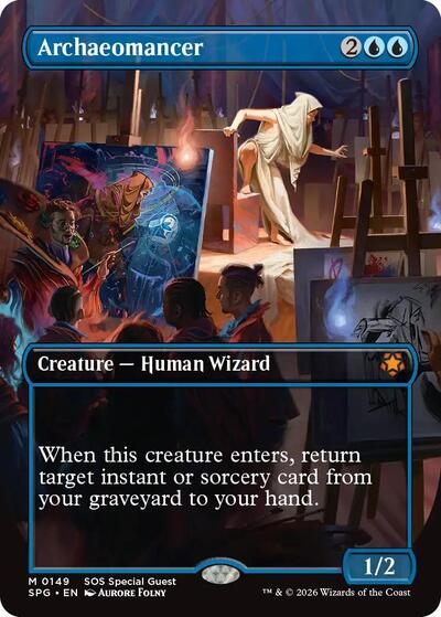 Archaeomancer (Borderless) (Special Guests) Near Mint Foil