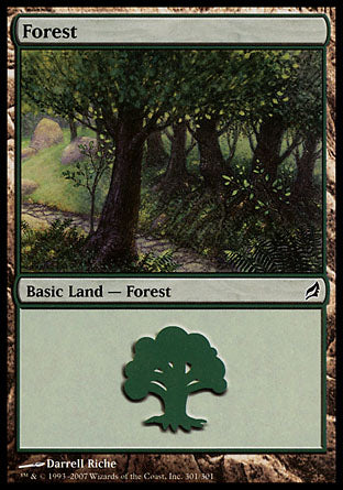Forest (301) (Lorwyn) Near Mint Foil