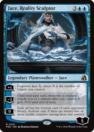 Jace, Reality Sculptor (Reality Fracture) Near Mint Foil