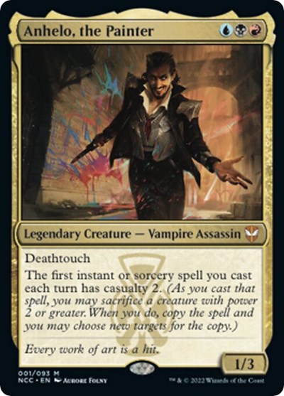 Anhelo, the Painter (Commander: Streets of New Capenna) Medium Play Foil