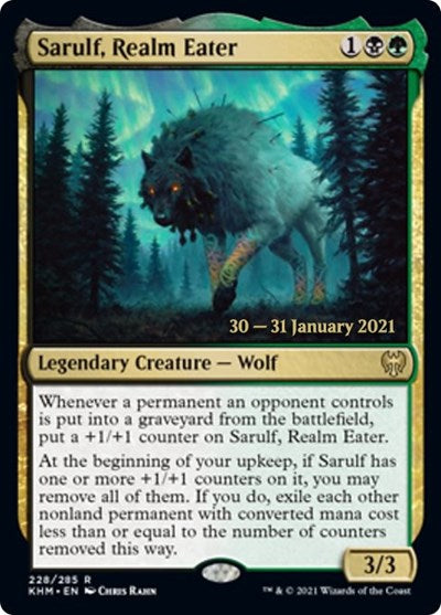 Sarulf, Realm Eater (Promos: Prerelease Cards) Near Mint Foil
