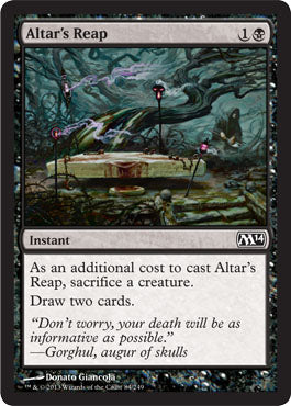 Altar's Reap (Magic 2014 Core Set) Light Play