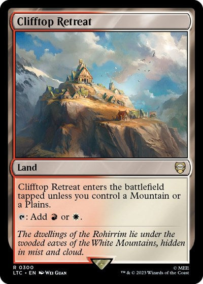 Clifftop Retreat (Commander: The Lord of the Rings: Tales of Middle-earth) Light Play