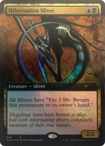 Hibernation Sliver (Extended Art) (Secret Lair) Light Play Foil