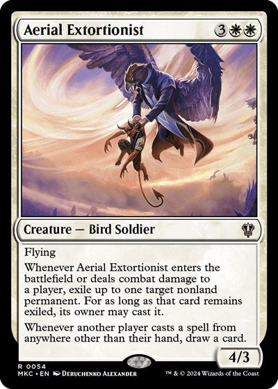Aerial Extortionist (Commander: Murders at Karlov Manor) Light Play