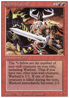 Keldon Warlord (Revised) Medium Play