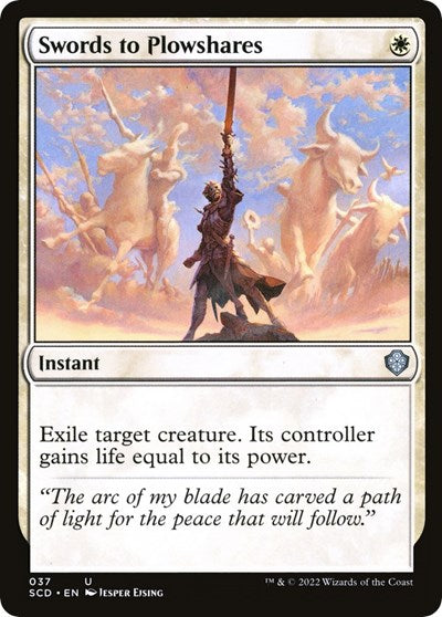 Swords to Plowshares (Commander 2022 Starter Decks) Near Mint