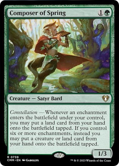 Composer of Spring (Commander Masters) Near Mint