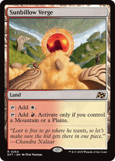 Sunbillow Verge (Aetherdrift) Light Play Foil