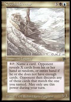 Nebuchadnezzar (Legends) Light Play