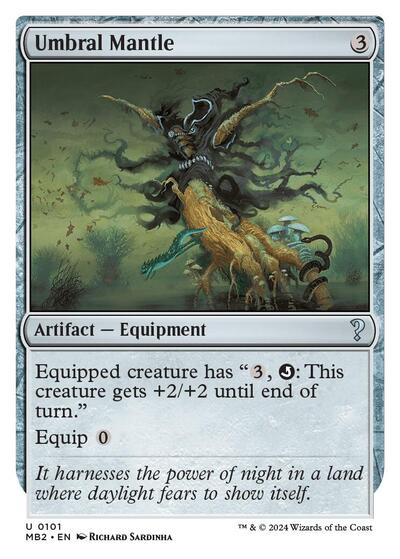 Umbral Mantle (White Border) (Mystery Booster 2) Light Play