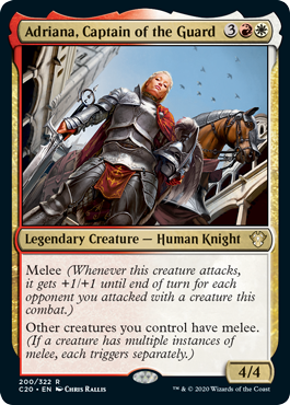 Adriana, Captain of the Guard (Commander 2020 Ikoria) Light Play