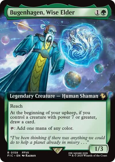 Bugenhagen, Wise Elder (Extended Art) (Commander: FINAL FANTASY) Light Play