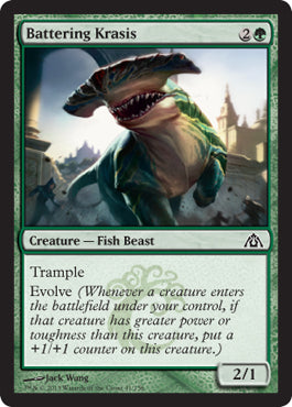 Battering Krasis (Dragon's Maze) Medium Play Foil