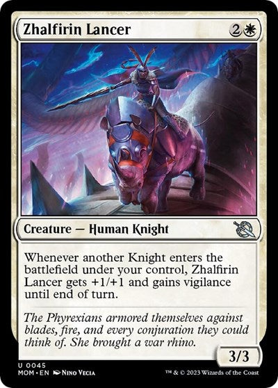 Zhalfirin Lancer (March of the Machine) Light Play
