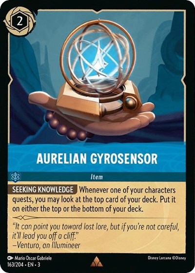 Aurelian Gyrosensor (Into the Inklands) Near Mint Cold Foil