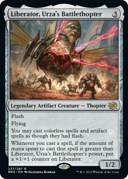 Liberator, Urza's Battlethopter (The Brothers' War) Medium Play