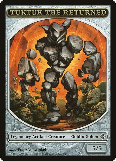 Tuktuk the Returned Token (Rise of the Eldrazi) Medium Play
